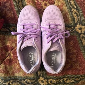 Skechers air cooled memory foam purple